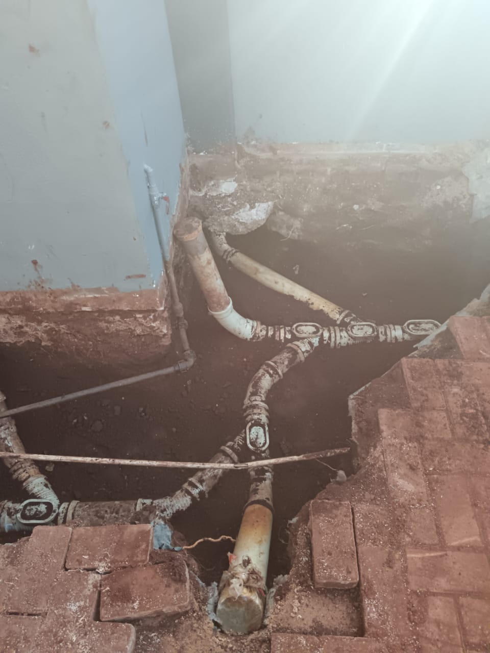 Sanitary Drainage Infrastructure Preparation